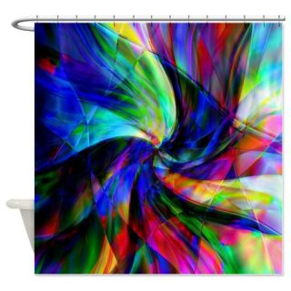  Rainbow Stained Glass Shower Curtain  Use code FREECART at Checkout