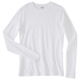 Mossimo Supply Co. Mens Long Sleeve Crew Neck Tee   White M TALL