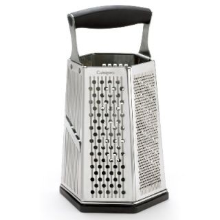 Cuisipro 6 Sided Box Grater w/ Surface Glide Technology & Ginger Grater