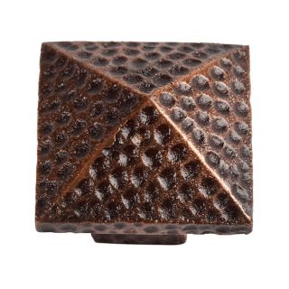 Large Pyramid Copper Cabinet Knob (pack Of 3)