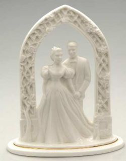 Lenox China Wedding Promises Collection Bride and Groom Cake Topper, Fine China