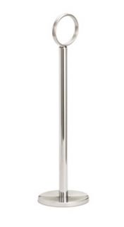 Tablecraft 18 in Number Stand, Chrome Plated