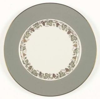 Franciscan Concord Dinner Plate, Fine China Dinnerware   Grape Vine Band,Green R