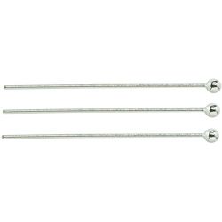 Silverplated 25 mm Ball Head Pins (set Of 18) (SilverMaterials MetalPackage includes 18 pins Dimensions 25 mm longImported )