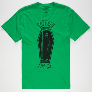 Grim Skate Mens T Shirt Kelly Green In Sizes Xx Large, Large, Small