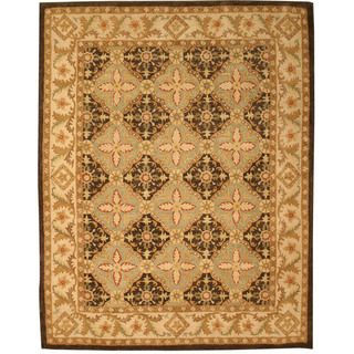 Hand tufted Khyber Brown Twisted Wool Rug (6 X 9)