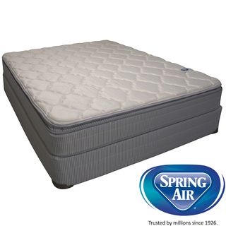 Spring Air Value Abbott Pillow Top King size Mattress Set (KingSet includes Mattress and FoundationConstruction First Layer Quilted top has dacron fiber and 3/4 inches comfort foam, 2nd Layer 1 3/8 inches high density foam on top of a zoned 13 3/4 tem