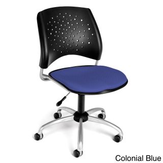 Stars Series Task Chair (Black, navy, sage green, burgundy, forest green, puttyWeight capacity 250 poundsDimensions 33 37 inches high x 21 inches wide x 23 inches deepSeat dimensions 18 inches high x 17 inches wideBack size 19 inches high x 16 inches 