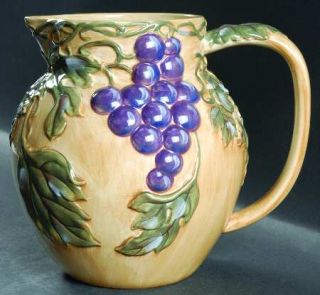 Noble Excellence Meritage 96 Oz Pitcher, Fine China Dinnerware   Earthenware, Gr