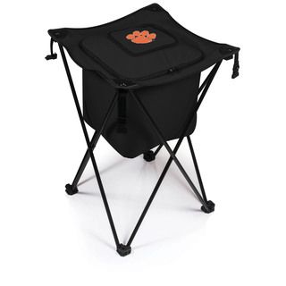 Picnic Time Clemson University Tigers Sidekick Portable Cooler (BlackMaterials Polyester; PVC liner and drainage spout; steel frameDimensions Opened 18.5 inches Long x 18.5 inches Wide x 27.8 inches HighDimensions Closed 8 inches Long x 8 inches Wide x