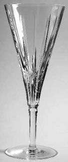Metropolitan Glass Mgw11 Water Goblet   Clear, Vertical Cut Bowl, No Trim
