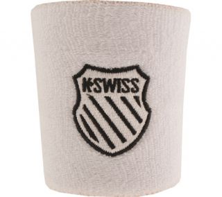 K Swiss KS60021 (3 Pack)   White/Black Wristbands
