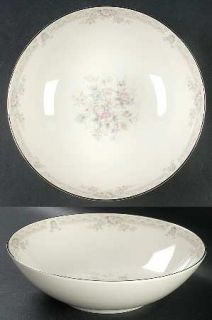 United Surgical Steel Ivory Lace 9 Round Vegetable Bowl, Fine China Dinnerware