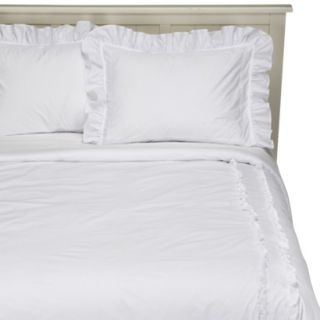 Simply Shabby Chic White Heirloom Comforter Set   Full/Queen