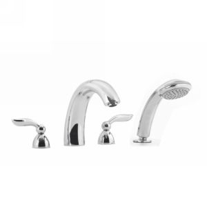 Hansgrohe 06665820 Solaris Two Handle Roman Tub Faucet with Hand Shower