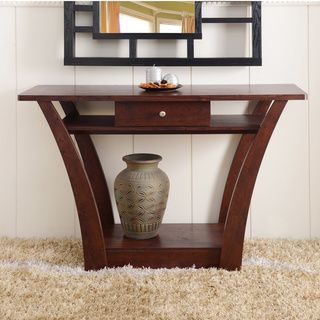 Furniture Of America Magnolia Modern 1 drawer Dark Walnut Sofa Table
