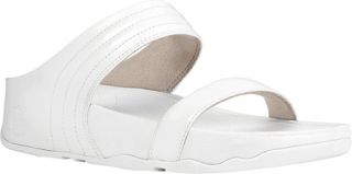 Womens FitFlop Walkstar Slide Patent   Urban White Patent Casual Shoes