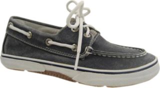 Boys Sperry Top Sider Halyard   Navy Saltwash Canvas Casual Shoes