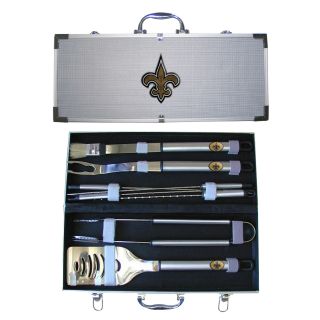 Nfl 8 piece Stainless Steel Barbecue Set With Aluminum Case