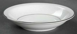 Celebrity Mystique Rim Fruit/Dessert (Sauce) Bowl, Fine China Dinnerware   White