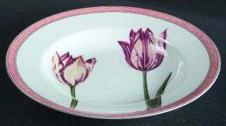 Laure Japy Tulipes Large Rim Soup Bowl, Fine China Dinnerware   Different Color