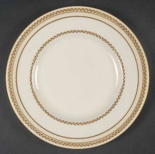 Royal Doulton Repton, The (Gold Trim) Salad Plate, Fine China Dinnerware   Brown