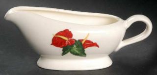 Santa Anita Red Anthurium Creamer, Fine China Dinnerware   Flowers Of Hawaii