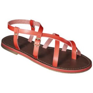 Womens Mossimo Supply Co. Lavinia Gladiator Sandals   Orange 5 6