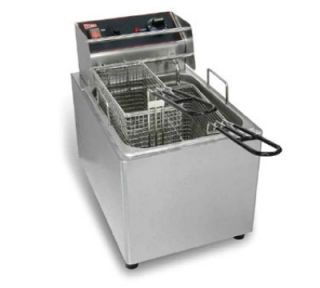 Grindmaster   Cecilware Countertop Fryer, 15 lb. Fat Capacity, Removable Tank, Stainless