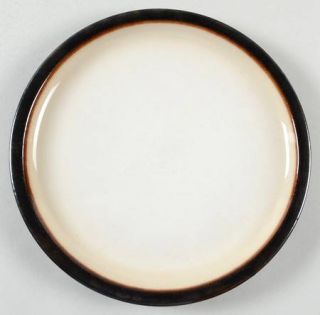 Home Thira Cream Salad/Dessert Plate, Fine China Dinnerware   Cream Center,Metal