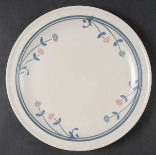 Pfaltzgraff Windsong Dinner Plate, Fine China Dinnerware   Pink & Blue Flowers,