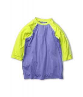 Columbia Kids Mini Breaker S/S Sunguard Girls Short Sleeve Pullover (Purple)