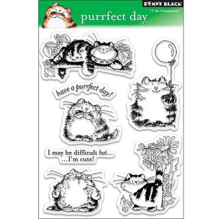 Penny Purrfect Day Clear Stamps