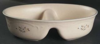 Pfaltzgraff Remembrance 10 Oval Divided Vegetable Bowl, Fine China Dinnerware  