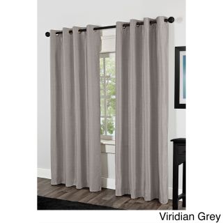 Shantung Thermal Insulated Grommet Top 84 Inch Curtain Panel Pair