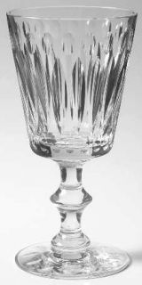 Hawkes Regal Water Goblet   Stem#7334, Vertical Cut, Dots