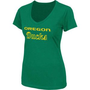 Oregon Ducks Colosseum NCAA Womens Vegas Vneck T Shirt