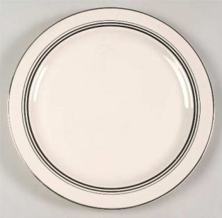 Syracuse Nimbus Platinum 12 Chop Plate/Round Platter, Fine China Dinnerware   O