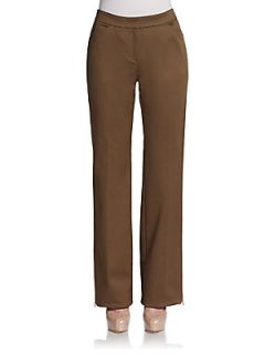 Meryl Side Zip Trousers   Wenge