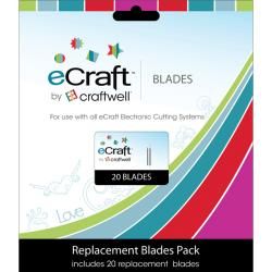 Craftwell Ecraft Replacement Blades (pack Of 20) (MetalContains twenty (20) replacement bladesFor use in the eCraft Electronic Cutter (not include)Caution Blades are sharp handle with care)