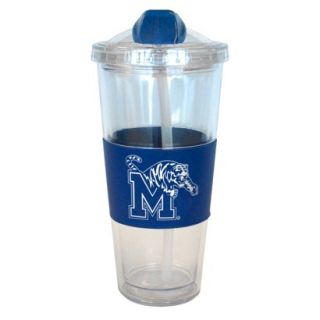 Boelter Brands NCAA 2 Pack Memphis Tigers No Spill Double Walled Tumbler with