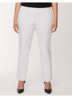 Lane Bryant Plus Size Sophie Tailored Stretch pinstripe pant     Womens Size
