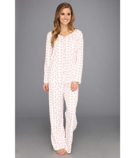 Karen Neuburger El Dorado L/S Cardigan Long PJ Womens Pajama Sets (White)