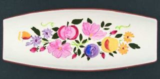 Stangl Fruit & Flowers  Bread Tray, Fine China Dinnerware   Bands, Multi Fruit/F