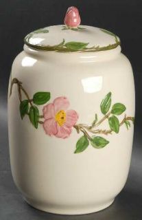 Franciscan Desert Rose (Usa Backstamp) Cookie Jar and Lid, Fine China Dinnerware