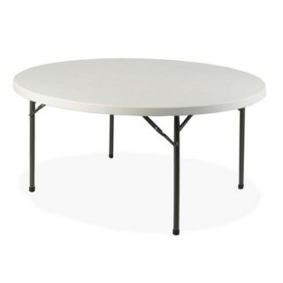 Lorell Lorell Round Banquet Table, Platinum/gray LLR60325