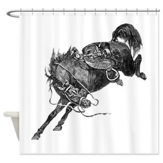  Bucking Bronco Shower Curtain  Use code FREECART at Checkout