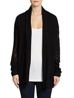 Cashmere Open Front Cardigan