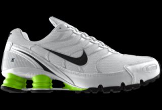 Nike Shox Turbo+ VI (Wide) iD Custom Mens Running Shoes   White