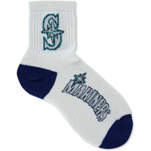 Seattle Mariners For Bare Feet Ankle White 501 Med Sock